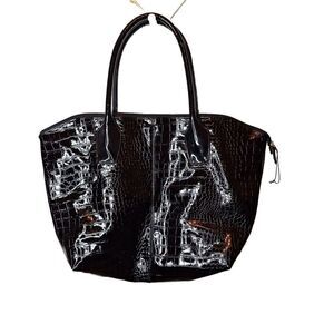 Brentwood Beauty Laboratories International Inc‎ Crocodile Style Bag Tote Vinyl